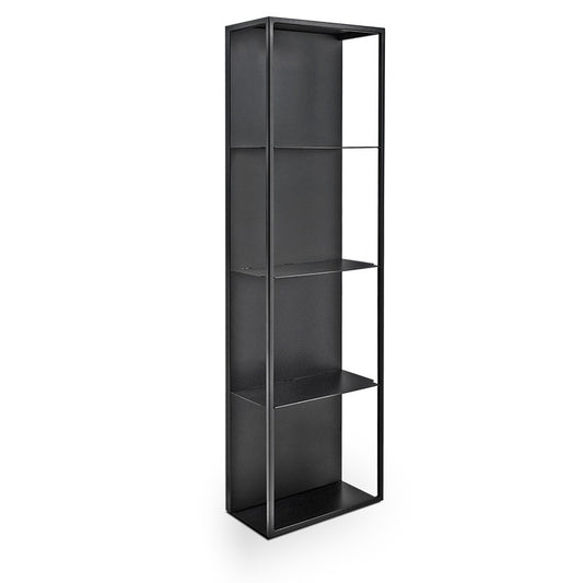 Stan Metal Display Shelf with back LED Light - Black — photo 1
