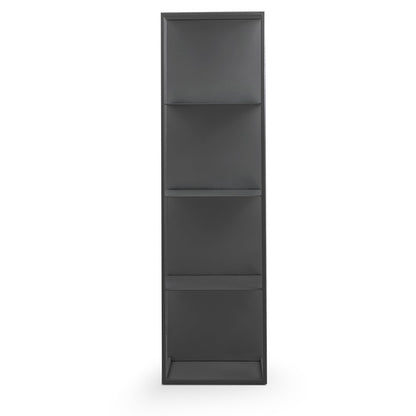 Stan Metal Display Shelf with back LED Light - Black — photo 2