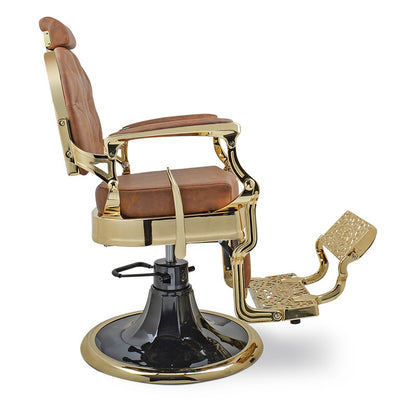 Broad Barber Chair Gold Frame - Tan 035 — photo 3