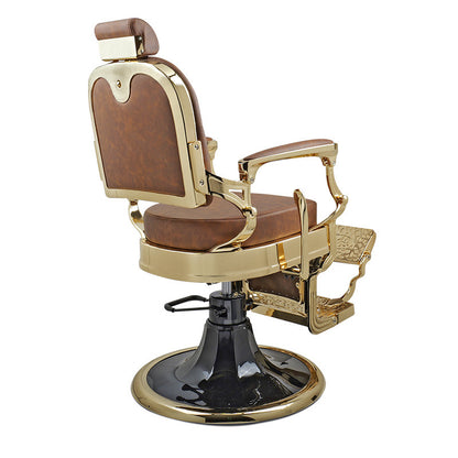 Broad Barber Chair Gold Frame - Tan 035 — photo 4