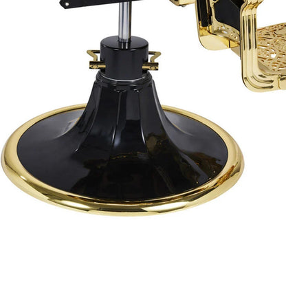 Lusso Barber Chair Black & Chrome Gold — photo 6