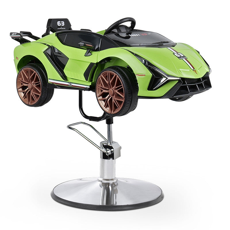 Kids Salon Chair - Lambo Green Car — photo 1