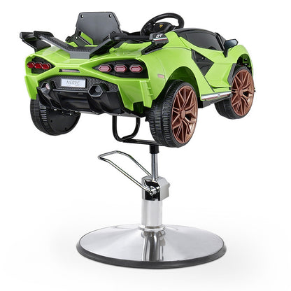 Kids Salon Chair - Lambo Green Car — photo 2