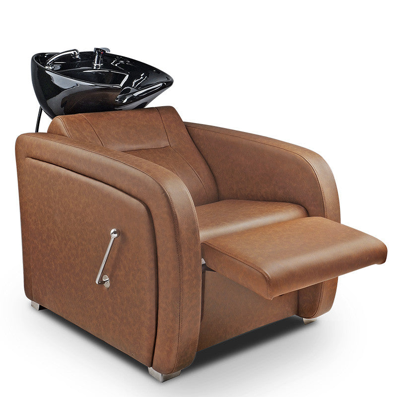 Royce Hair Washing Basin with Foot-rest Tan B04-035 — photo 2