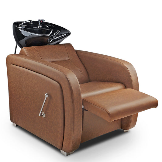 Royce Hair Washing Basin with Foot-rest Tan B04-035 — photo 2
