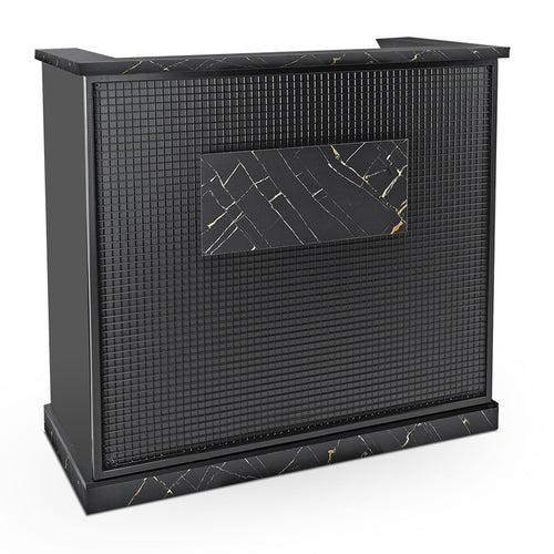 David Reception Desk Black Marble Color D09 — photo 1