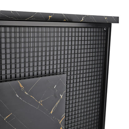 David Reception Desk Black Marble Color D09 — photo 5