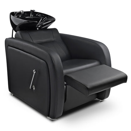 Royce Hair Washing Basin with Foot-rest Black B04-004 — photo 2