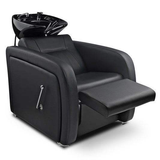 Royce Hair Washing Basin with Foot-rest Black B04-004 — photo 2