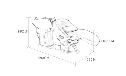Electric Shampoo Basin Black — photo 8