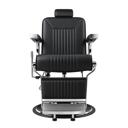 Layth Barber Chair Chrome Frame - Black A702 — photo 3