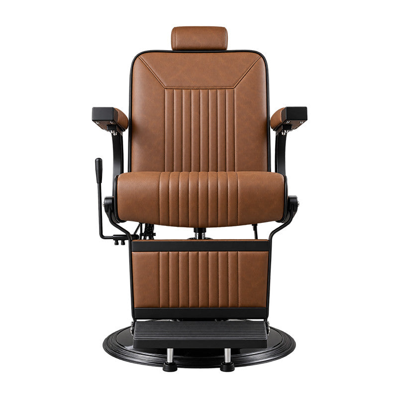 Layth Barber Chair Black Frame - Tan A703 — photo 3