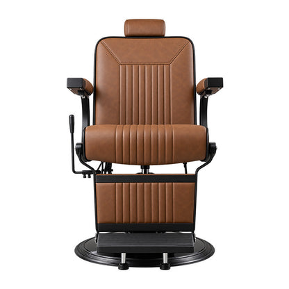 Layth Barber Chair Black Frame - Tan A703 — photo 3