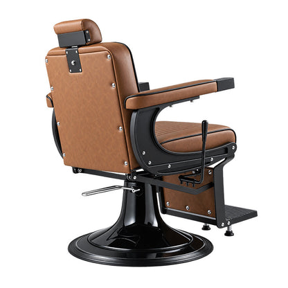 Layth Barber Chair Black Frame - Tan A703 — photo 4