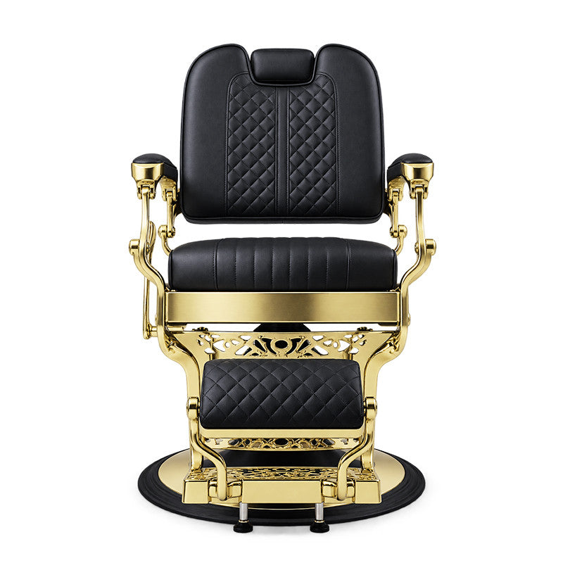 Bison 2.0 Barber Chair Gold Frame- Black A708 — photo 2