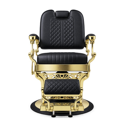 Bison 2.0 Barber Chair Gold Frame- Black A708 — photo 2
