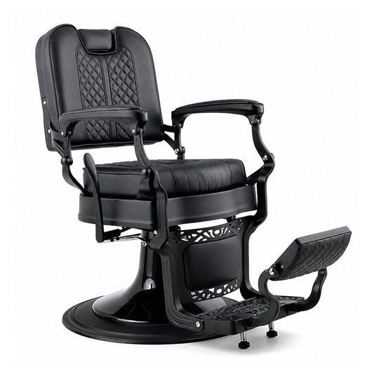 Bison 2.0 Barber Chair Matt Black Frame- Black A709 — photo 1