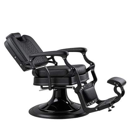 Bison 2.0 Barber Chair Matt Black Frame- Black A709 — photo 3