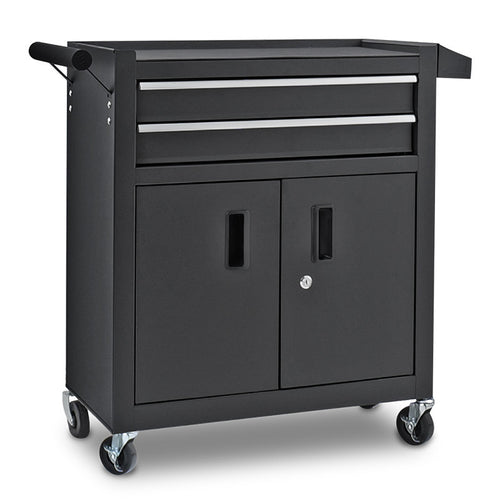 Metal Tool Chest Trolley Matte Black 02BK — photo 1