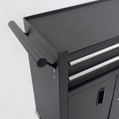 Metal Tool Chest Trolley Matte Black 02BK — photo 5