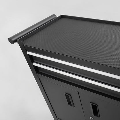 Metal Tool Chest Trolley Matte Black 02BK — photo 6