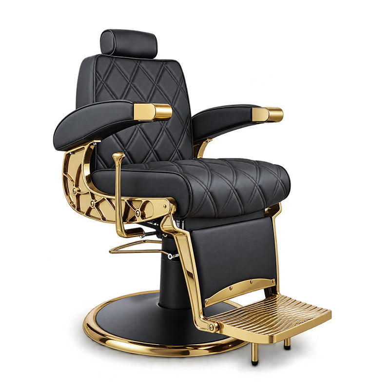 Hogo Barber Chair Shiny Gold Frame — photo 1
