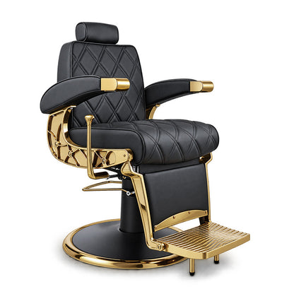 Hogo Barber Chair Shiny Gold Frame — photo 1