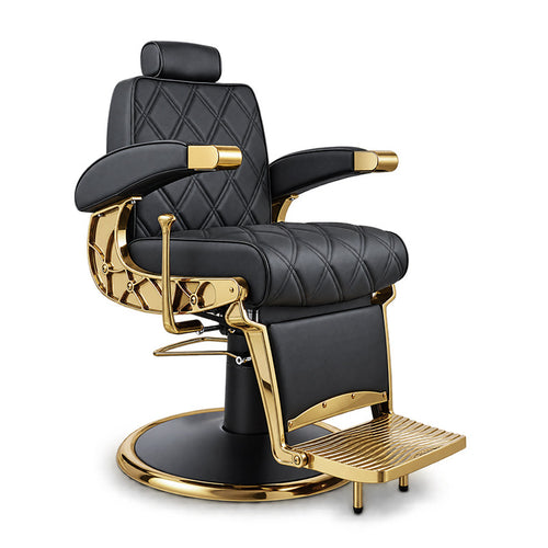 Hogo Barber Chair Shiny Gold Frame — photo 1