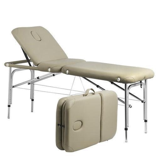 Joliet Foldable Portable Massage Beauty Bed PB-HZ3382 – Beige — photo 1