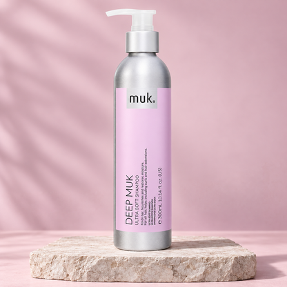 Deep muk Ultra Soft Shampoo 300ml — studio product photograph