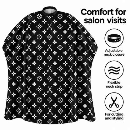 Dincer Cutting Cape LV Black+white — key features and benefits