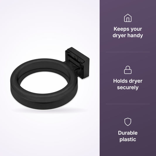 Dryer Holder Plastic Black