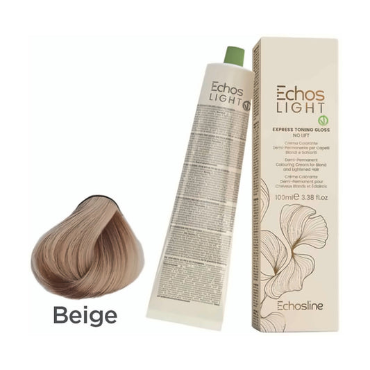 Echos Color Vegan Light Toning Gloss Beige - MV hair and beauty