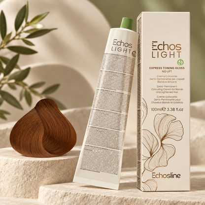 Echos Color Vegan Light Toning Gloss Sandalwood — studio product photograph