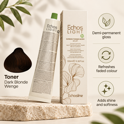 Echos Color Vegan Light Toning Gloss Wenge — product benefits