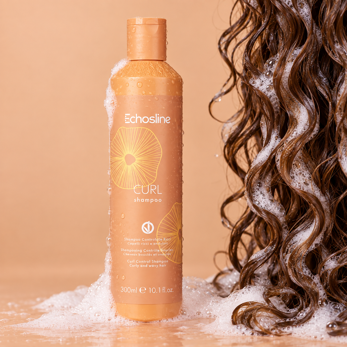Echosline Curl Shampoo — close-up product detail