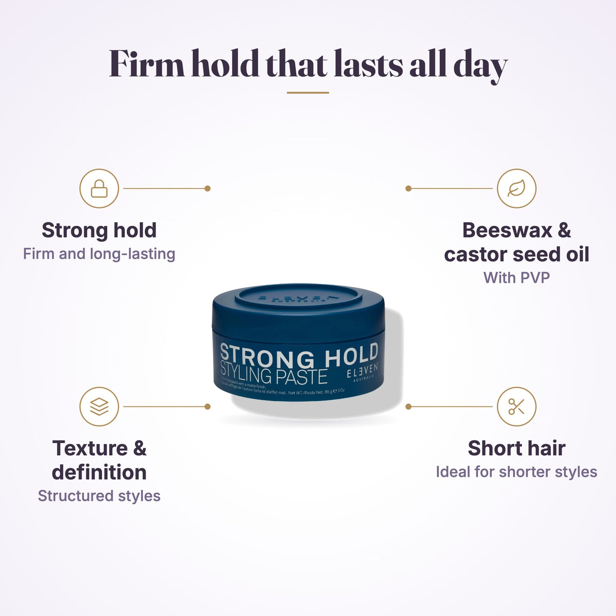 ELEVEN Australia Strong Hold Styling Paste