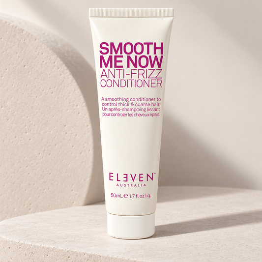 Eleven Australia Smooth Me Now Anti-Frizz Conditioner 50 ml — studio product photograph