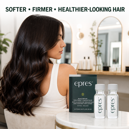 epres Bond Repair Refill Duo with softer, stronger hair benefit