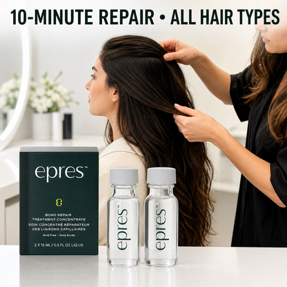 epres Bond Repair treatment applied to dry hair before washing