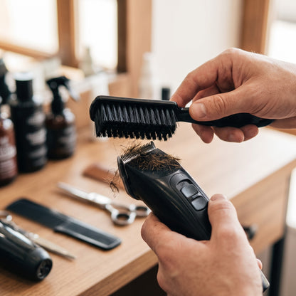 MV Barber Fade Brush Black or Gold