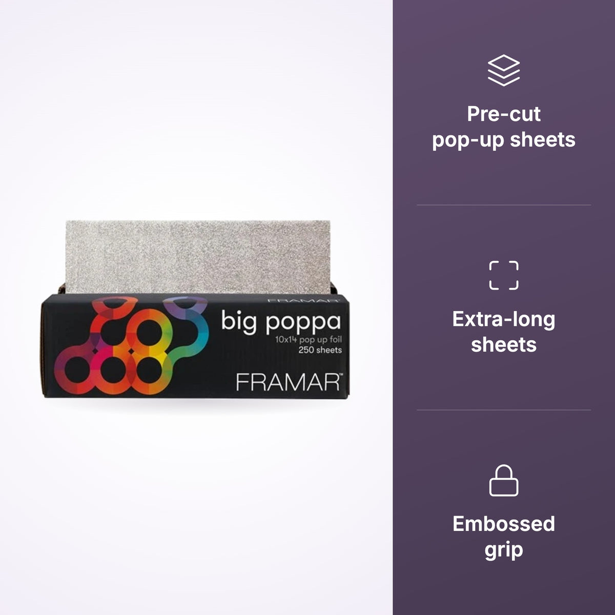 Framar Big Poppa Pop Up Foil Star Struck Silver