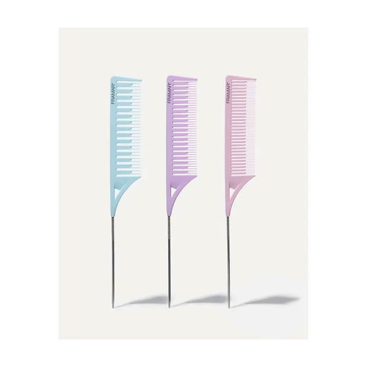 Framar Dreamweaver Highlighting Combs 3 pack in pastel blue, lilac and pink - MV hair and beauty