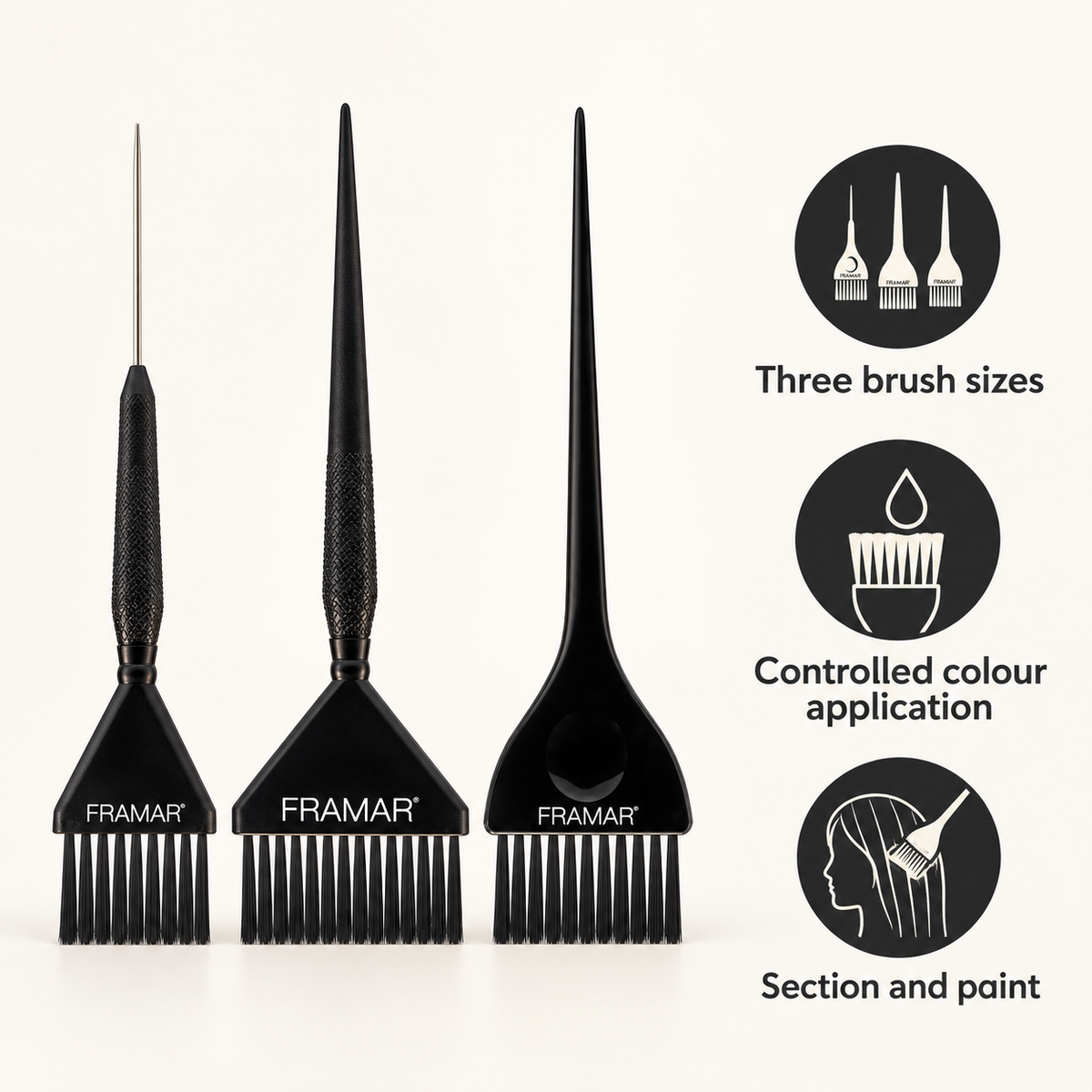 Framar Family Pack Brush Set — product benefits