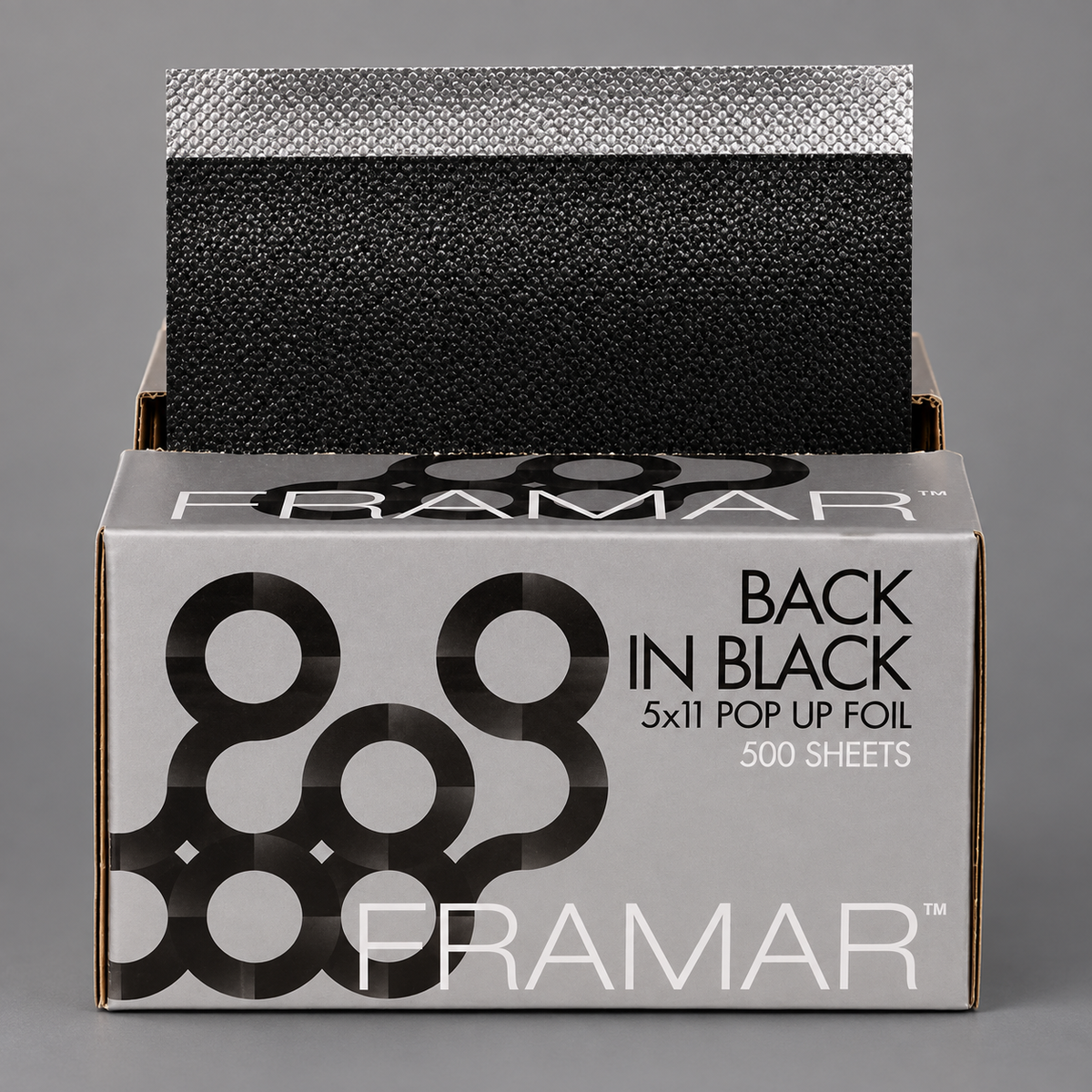 Framar Pop Up Foil Back in Black — close-up product detail