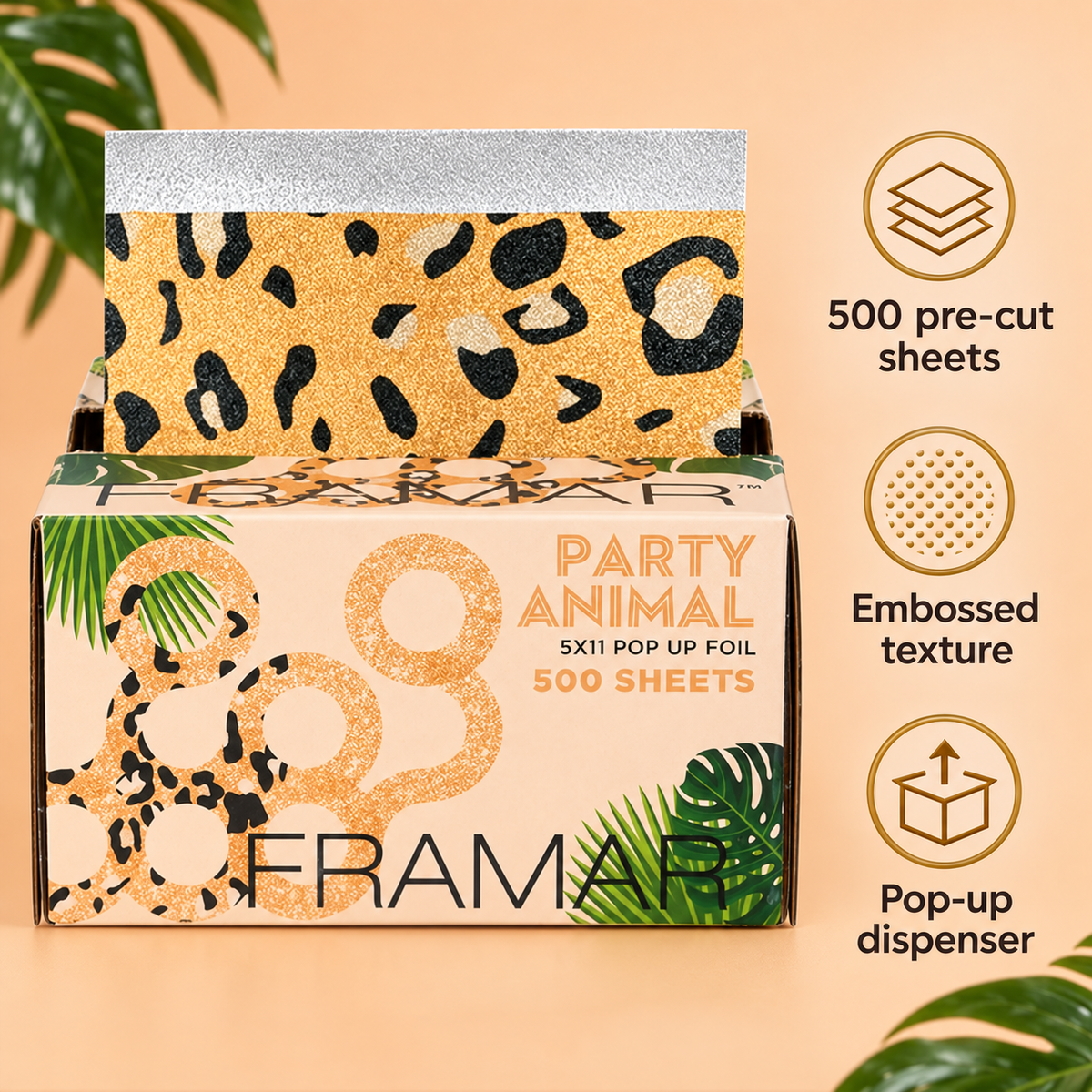 Framar Pop Up Foil Party Animal — product benefits