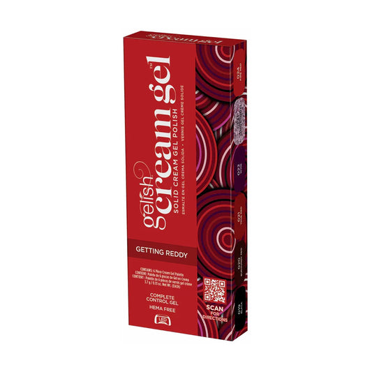 Gelish Cream Gel Solid Cream Gel Polish Palette Getting Reddy - MV hair and beauty