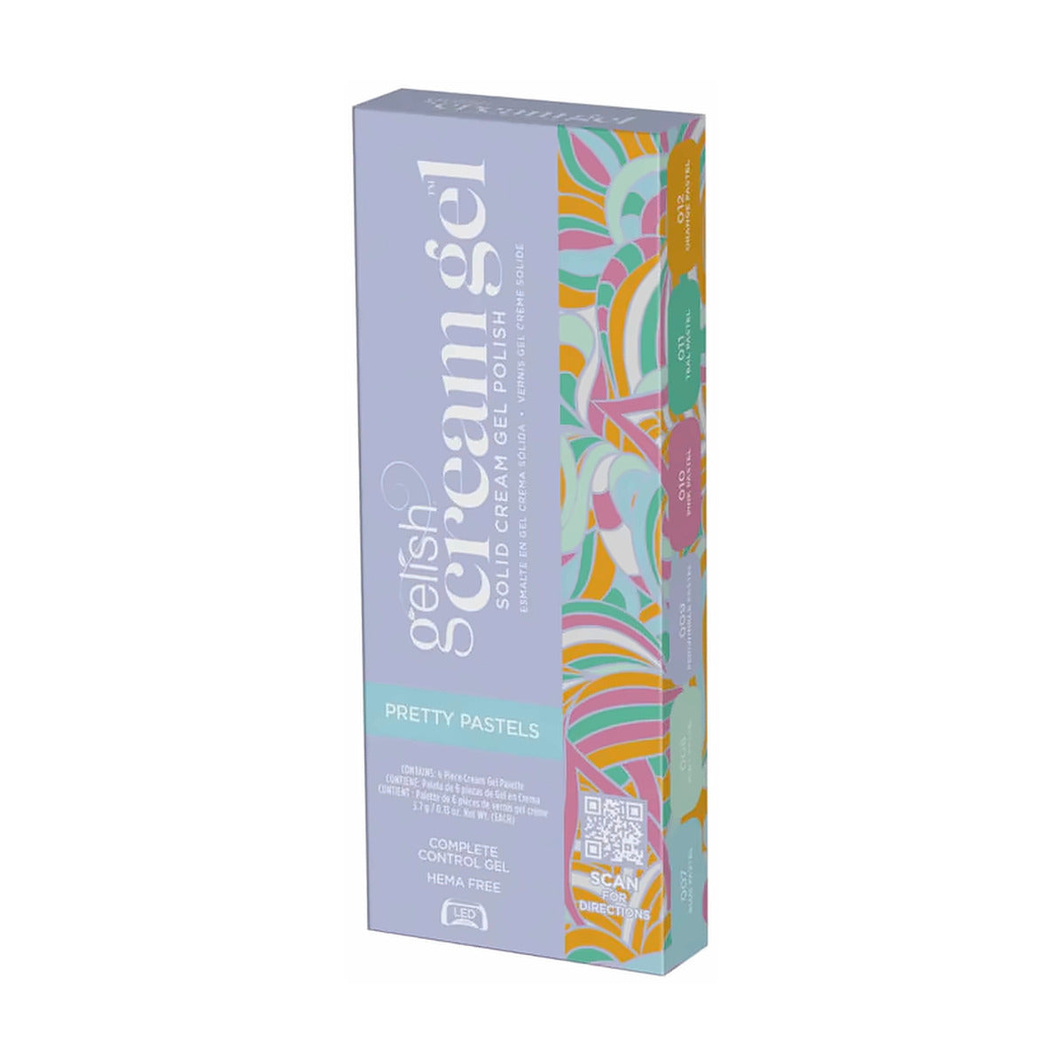 Gelish Cream Gel Solid Cream Gel Polish Palette Pretty Pastels - MV hair and beauty
