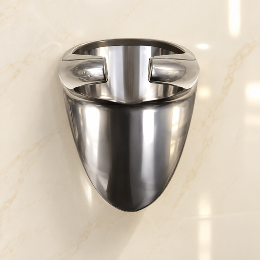 Glammar Silver Dryer Holder — close-up product detail
