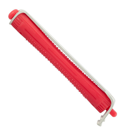 Hair FX Hot Pink Lightweight Perm Rods, 8-piece pack - individual rod detail